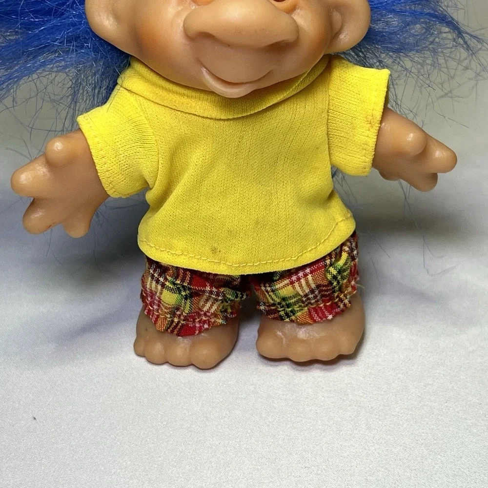 Vintage 1986 Norfin DAM‎ troll Golf Doll With Bag Golfer